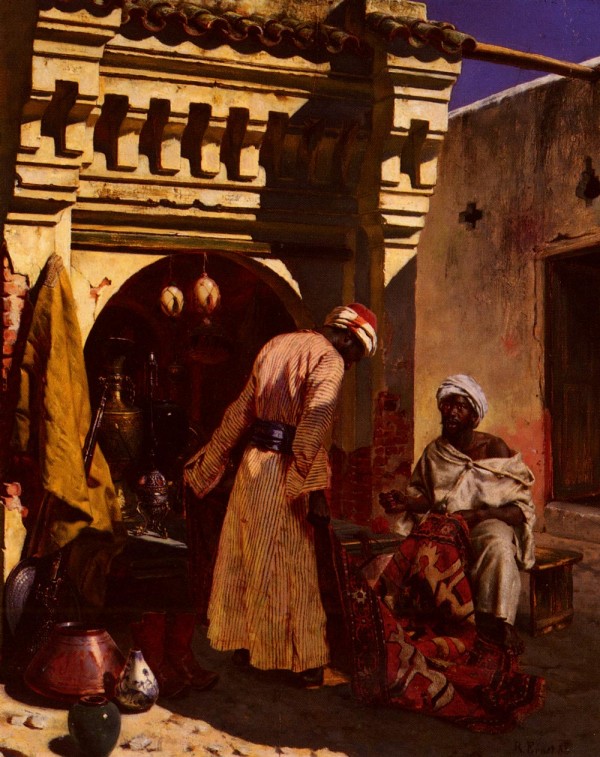 The Rug Merchant by Rudolf Ernst